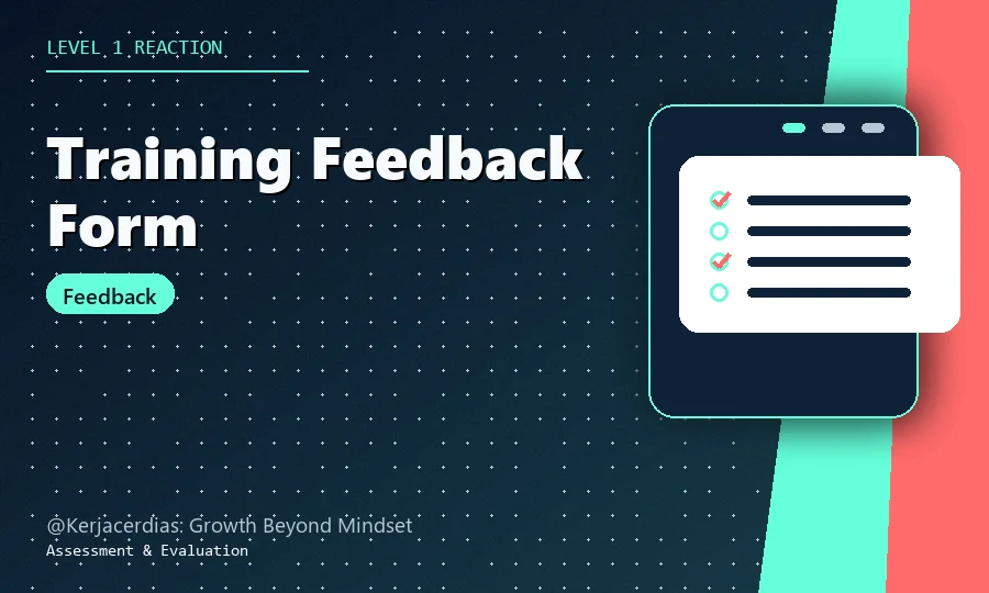 Training Feedback Form: Level 1 Reaction thumbnail