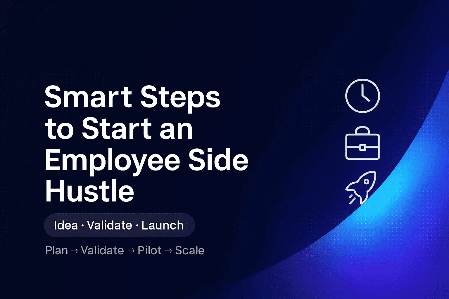 Smart Steps to Start an Employee Side Hustle