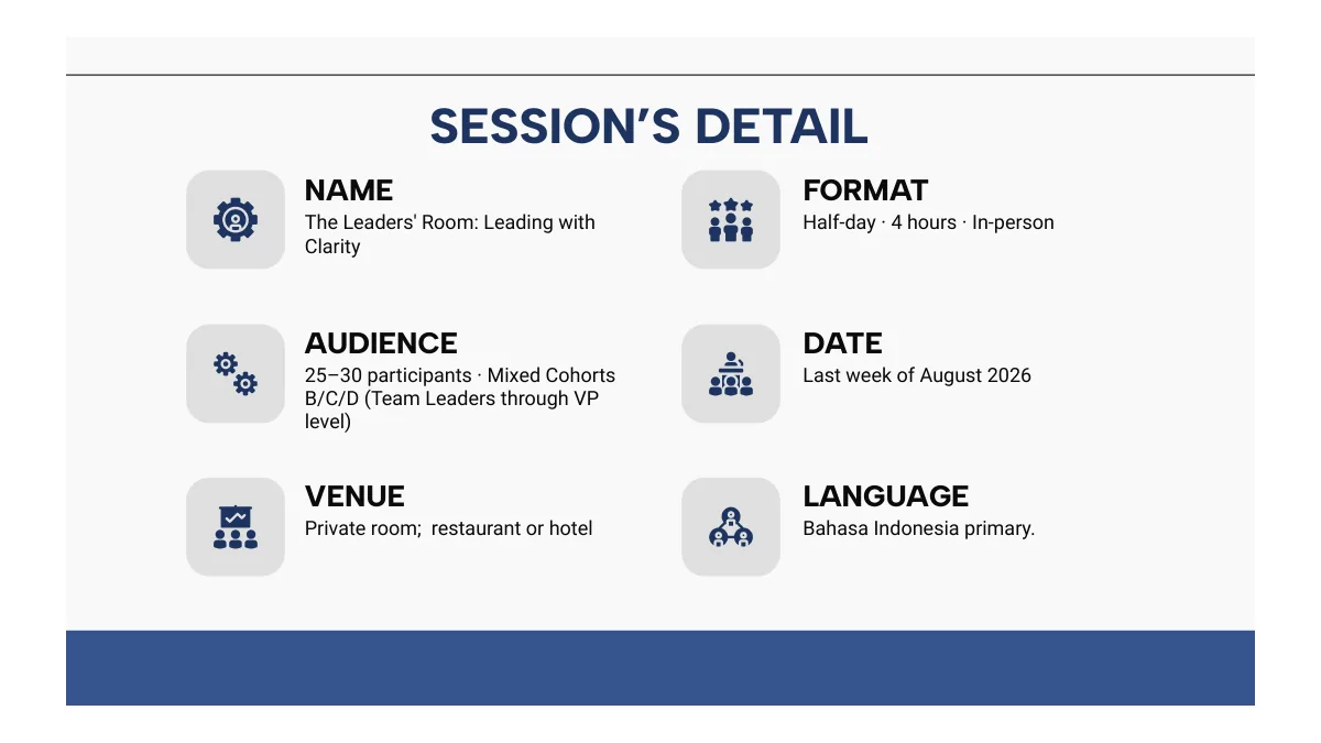 Leading with Clarity workshop proposal thumbnail