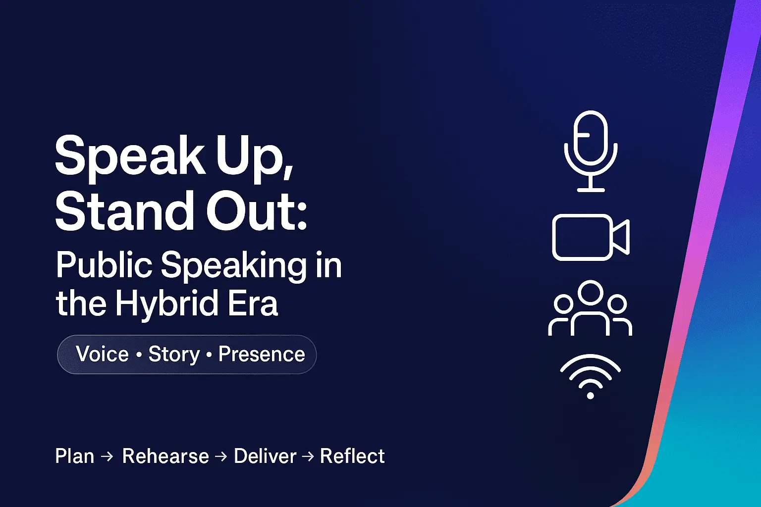 Speak Up, Stand Out: Public Speaking in the Hybrid Era